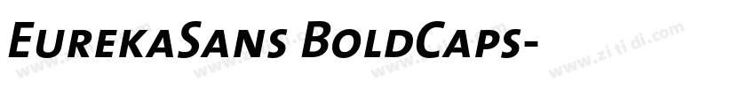EurekaSans BoldCaps字体转换